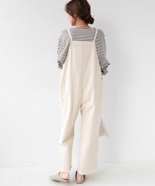 JOURNAL STANDARD relume（ジャーナルスタンダード　レリューム）の「【UNDYED】生成りデニムオールインワン◆（サロペット/オーバーオール・レディース・ナチュラル・FREE）」の12枚目の写真