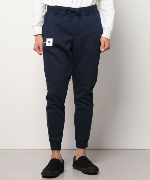Hurley (ハーレー)の「M DOUBLE UP FLEECE JOGGER ハーレー フリース ジョガーパンツ スウェットパンツ ユニセックス(スウェットパンツ・メンズ・ブラック/ネイビー/ヘザーグレー・SMALL/MEDIUM/X-LARGE/LARGE)」の3枚目の写真