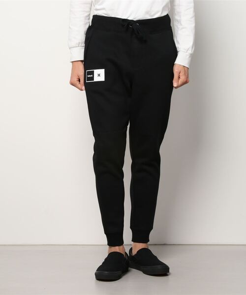 Hurley (ハーレー)の「M DOUBLE UP FLEECE JOGGER ハーレー フリース ジョガーパンツ スウェットパンツ ユニセックス(スウェットパンツ・メンズ・ブラック/ネイビー/ヘザーグレー・SMALL/MEDIUM/X-LARGE/LARGE)」の1枚目の写真