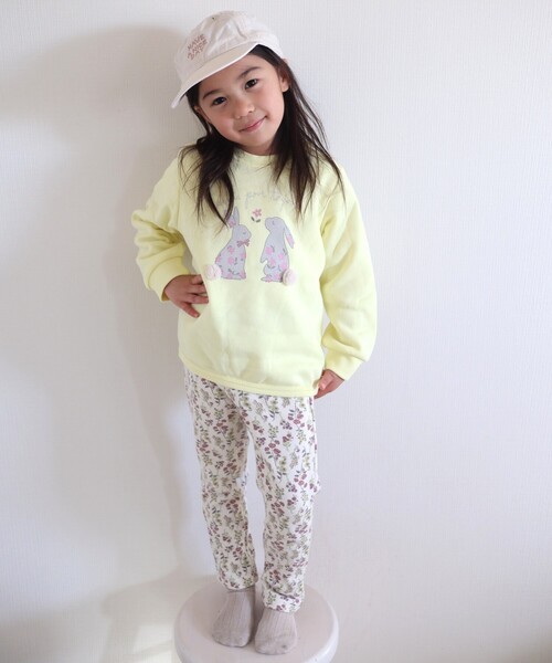 SHOO・LA・RUE（シューラルー）の「◆【90-140cm/速乾】CVC裏起毛チュール梵天プルオーバー（スウェット・キッズ・ライトパープル/ベビーピンク/レモンイエロー・11/10/12/13/14/09）」の15枚目の写真