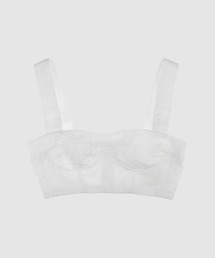 Erdem | CROPPED BRA TOP W/ BONING DETAIL & BOW(その他トップス)