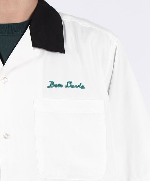 BEN DAVIS/WHITE LABEL(ベンデイビス ホワイトラベル)の「【BEN DAVIS(ベンデイビス)】SOUVENIR BIG SHORT SLEEVE SHIRTS / スーベニア ベトジャン風 ビッグ 半袖シャツ(シャツ/ブラウス・メンズ・ホワイト/ブラック/ベージュ/グリーン系その他3・MEDIUM/LARGE)」の16枚目の写真