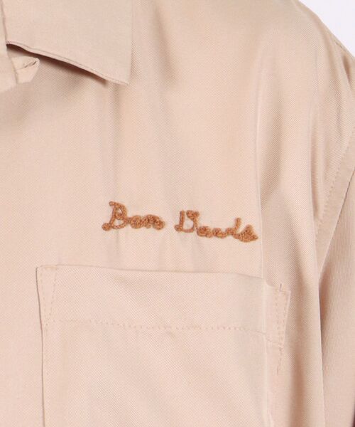 BEN DAVIS/WHITE LABEL(ベンデイビス ホワイトラベル)の「【BEN DAVIS(ベンデイビス)】SOUVENIR BIG SHORT SLEEVE SHIRTS / スーベニア ベトジャン風 ビッグ 半袖シャツ(シャツ/ブラウス・メンズ・ホワイト/ブラック/ベージュ/グリーン系その他3・MEDIUM/LARGE)」の7枚目の写真