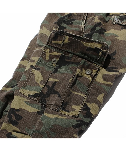 TMT（ティーエムティー）の「TROPICAL COMBAT TROUSERS (1969 REMAKE)（カーゴパンツ・メンズ・アーミー・LARGE/X-LARGE/MEDIUM/SMALL）」の3枚目の写真