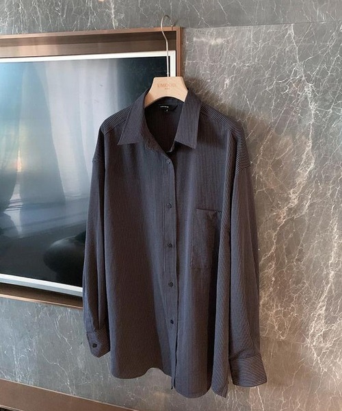LOPASS(ロパス)の「コールテン ビッグシャツ(シャツ/ブラウス・レディース・ネイビー・LARGE/MEDIUM)」の22枚目の写真