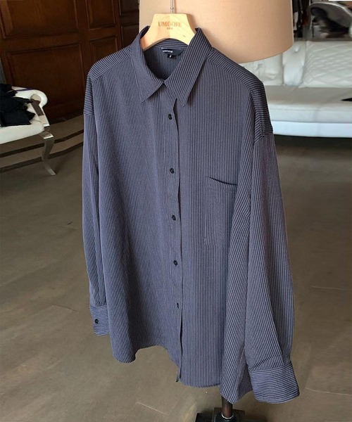 LOPASS(ロパス)の「コールテン ビッグシャツ(シャツ/ブラウス・レディース・ネイビー・LARGE/MEDIUM)」の17枚目の写真
