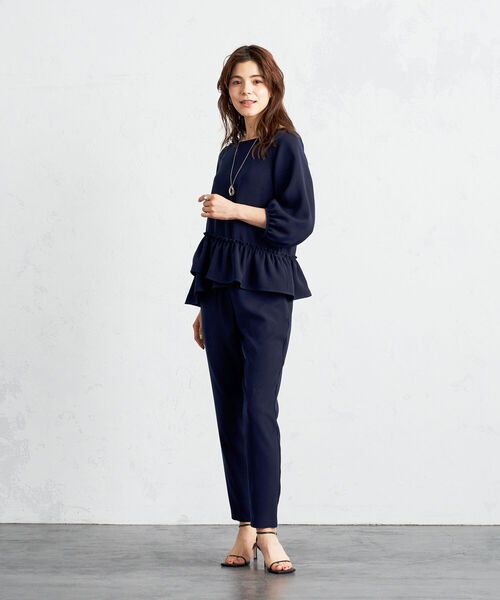 NOLLEY’S Sophi（ノーリーズソフィ）の「◇【WEB限定】裾フリルブラウス（シャツ/ブラウス・レディース・オフホワイト/ブラック/グレイッシュベージュ/ネイビー・FREE）」の14枚目の写真