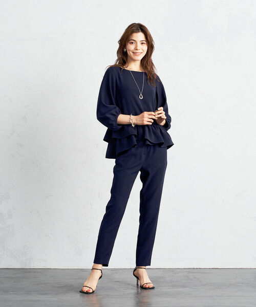 NOLLEY’S Sophi（ノーリーズソフィ）の「◇【WEB限定】裾フリルブラウス（シャツ/ブラウス・レディース・オフホワイト/ブラック/グレイッシュベージュ/ネイビー・FREE）」の15枚目の写真