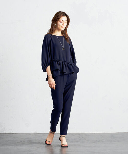 NOLLEY’S Sophi（ノーリーズソフィ）の「◇【WEB限定】裾フリルブラウス（シャツ/ブラウス・レディース・オフホワイト/ブラック/グレイッシュベージュ/ネイビー・FREE）」の17枚目の写真