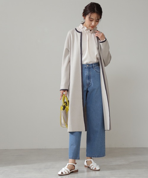 N.(N. Natural Beauty Basic)(エヌエヌナチュラルビューティーベーシック)の「◆グルカサンダル(サンダル・レディース・ホワイト/ブラック・23.5/24.5)」の3枚目の写真