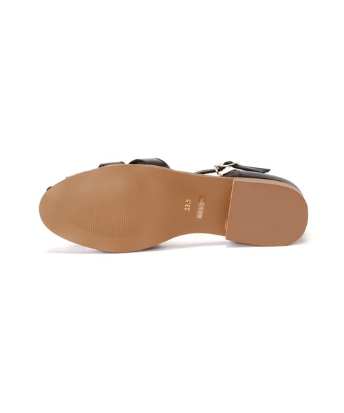 N.(N. Natural Beauty Basic)(エヌエヌナチュラルビューティーベーシック)の「◆グルカサンダル(サンダル・レディース・ホワイト/ブラック・23.5/24.5)」の22枚目の写真