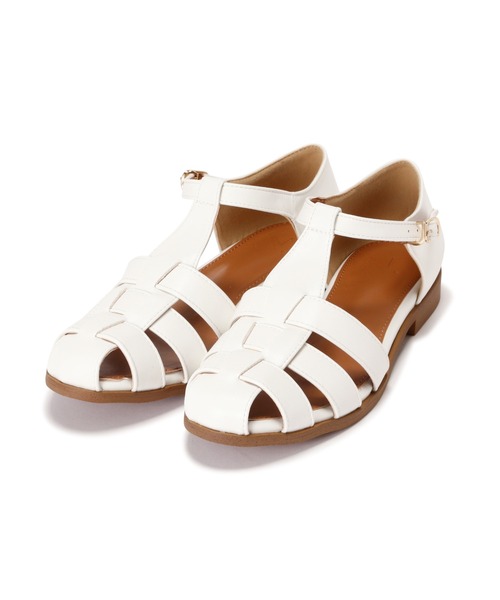 N.(N. Natural Beauty Basic)(エヌエヌナチュラルビューティーベーシック)の「◆グルカサンダル(サンダル・レディース・ホワイト/ブラック・23.5/24.5)」の13枚目の写真