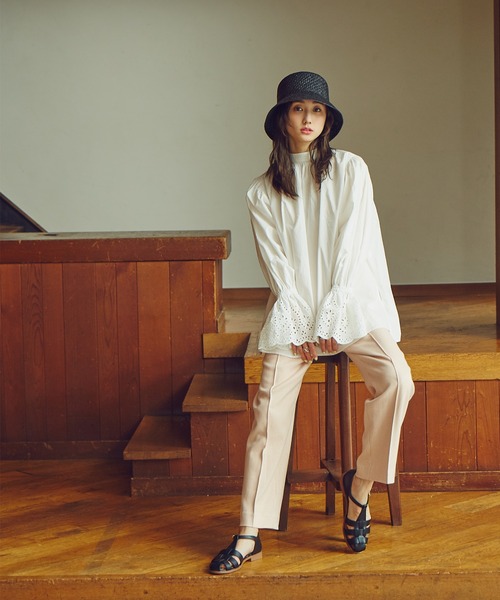 N.(N. Natural Beauty Basic)(エヌエヌナチュラルビューティーベーシック)の「◆グルカサンダル(サンダル・レディース・ホワイト/ブラック・23.5/24.5)」の14枚目の写真