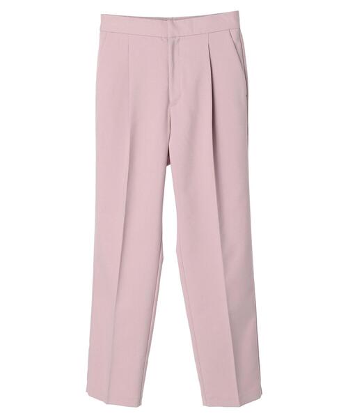 earth music&ecology(アースミュージックアンドエコロジー)の「タックテーパードパンツ*(その他パンツ・レディース・ネイビー/ピンク/グレイッシュベージュ/イエロー/グリーン・S/M/L)」の10枚目の写真