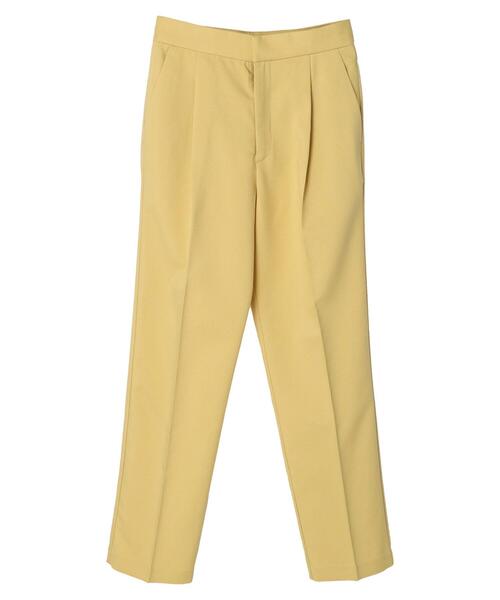 earth music&ecology(アースミュージックアンドエコロジー)の「タックテーパードパンツ*(その他パンツ・レディース・ネイビー/ピンク/グレイッシュベージュ/イエロー/グリーン・S/M/L)」の8枚目の写真