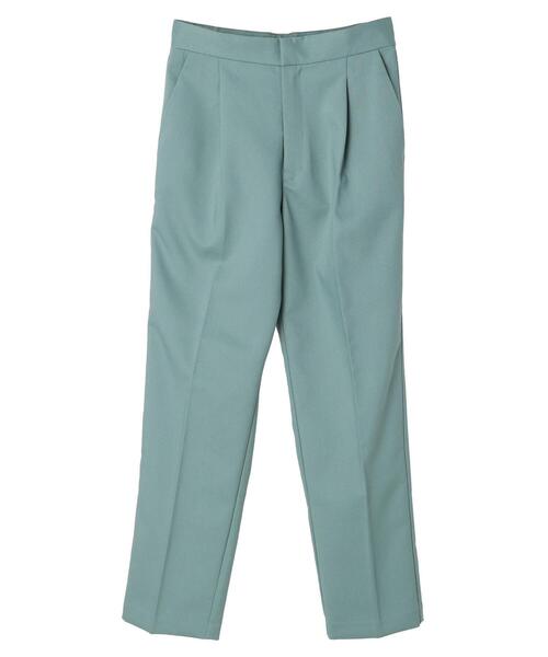 earth music&ecology(アースミュージックアンドエコロジー)の「タックテーパードパンツ*(その他パンツ・レディース・ネイビー/ピンク/グレイッシュベージュ/イエロー/グリーン・S/M/L)」の9枚目の写真