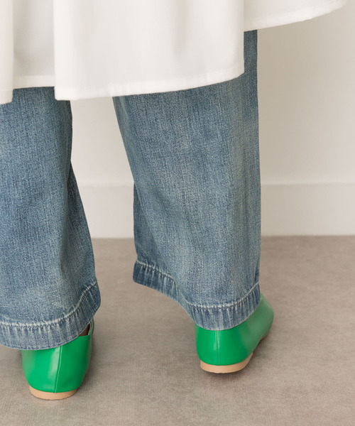 RODE SKO（ロデスコ）の「『MADE IN JAPAN』やわらかフラットシューズ（パンプス・レディース・グリーン/ブラック/ナチュラル・37/36/38）」の18枚目の写真