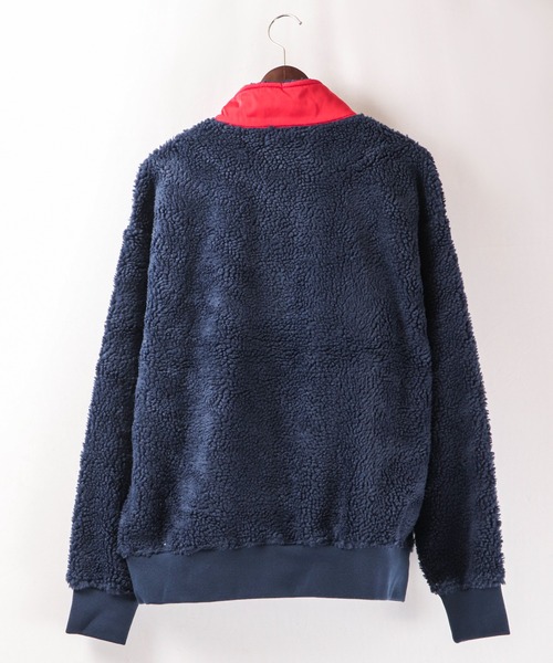 House of Blues（ハウスオブブルース）の「ボア配色切替ハーフZIPプルオーバー（スウェット・メンズ・ブラック/ネイビー/グレー・M/L）」の17枚目の写真