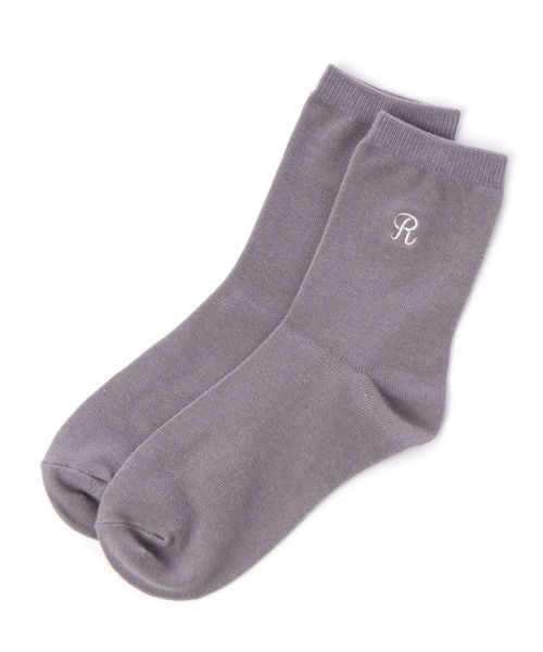 repipi armario（レピピ アルマリオ）の「サイド刺繍ソックス（ソックス/靴下・キッズ・ホワイト/グリーン系その他/グレー/ベージュ/ダークブラウン/ブラック系その他・FREE）」の4枚目の写真