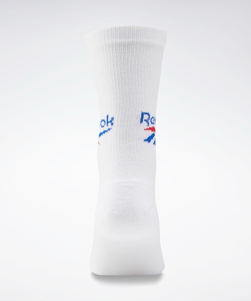 Reebok（リーボック）の「クラシック クルー ソックス 3足組 / Classics Crew Socks 3 Pairs（ソックス/靴下・メンズ・ブラック/ホワイト×グレー/ホワイト・SMALL/MEDIUM/LARGE/X-LARGE）」の9枚目の写真