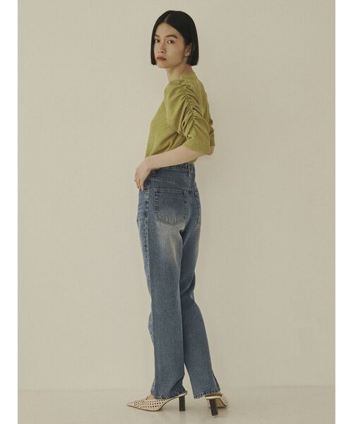 COTORICA（コトリカ）の「5分袖パワショルカットソー（Tシャツ/カットソー・レディース・ブラック/オフホワイト/イエロー・FREE）」の10枚目の写真