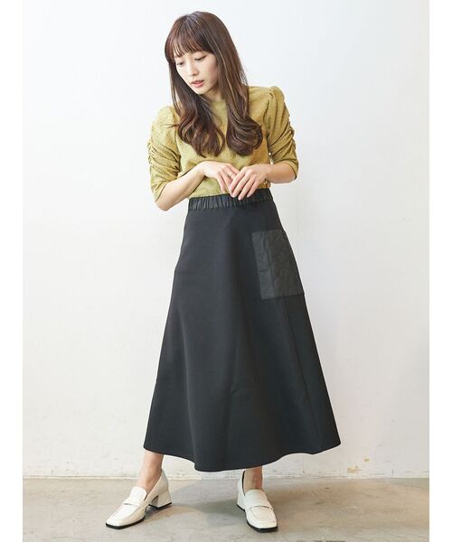 COTORICA（コトリカ）の「5分袖パワショルカットソー（Tシャツ/カットソー・レディース・ブラック/オフホワイト/イエロー・FREE）」の22枚目の写真