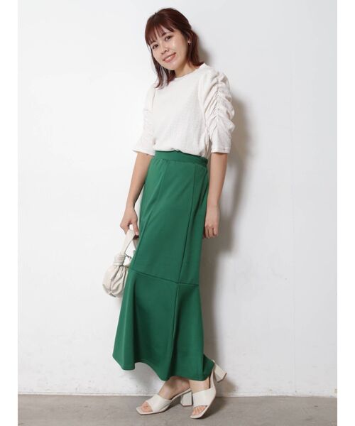 COTORICA（コトリカ）の「5分袖パワショルカットソー（Tシャツ/カットソー・レディース・ブラック/オフホワイト/イエロー・FREE）」の16枚目の写真