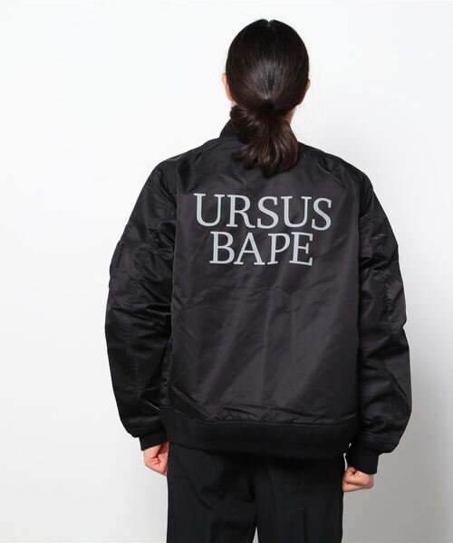 A BATHING APE（アベイシングエイプ）の「URSUS NYLON LOOSE FIT MA-1 