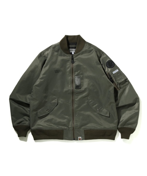 A BATHING APE（アベイシングエイプ）の「URSUS NYLON LOOSE FIT MA-1 