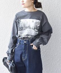 81BRANCA:ステッチロンTEE◇