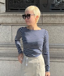 JENNE | パリジェンヌ　ボーダーTシャツ(Tシャツ/カットソー)