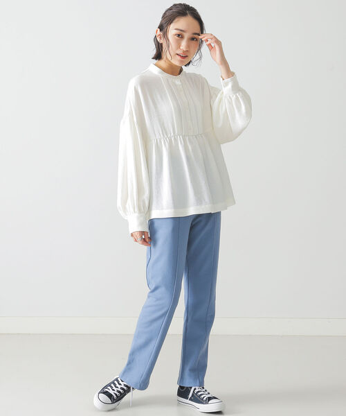 BEAMS LIGHTS(ビームスライツ)の「KiiRA / スウェット パンツ(その他パンツ・レディース・ベージュ/ブルー・SMALL/MEDIUM)」の7枚目の写真