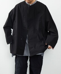 HINSON | HINSON/ヒンソン ドットボタンシャツ/ノーカラー(シャツ/ブラウス)