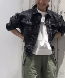 PUAL CE CIN | 春ケミカルデニムジャケット(デニムジャケット)