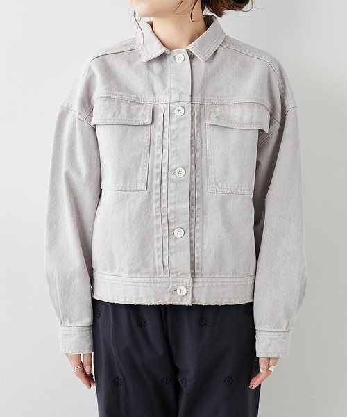 PUAL CE CIN（ピュアルセシン）の「春ケミカルデニムジャケット