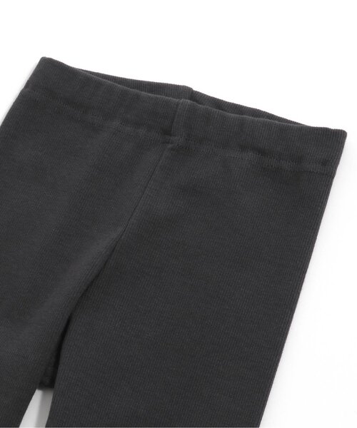 Ampersand（アンパサンド）の「9分レギンス（レギンス/スパッツ・キッズ・オフホワイト/ベージュ/チャコール/グレー・130/120/140/110/80/70/90/100）」の9枚目の写真