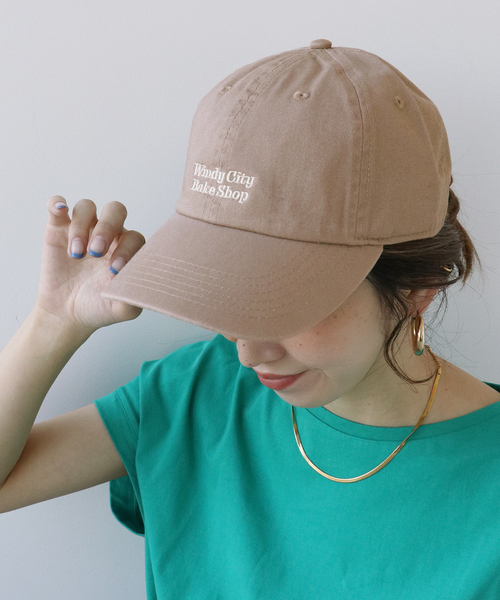 Simplicite(サンプリシテ)の「Embroidery Cap◆(キャップ・レディース・チャコールグレー/ベージュ/ネイビー/ブルー・FREE)」の11枚目の写真