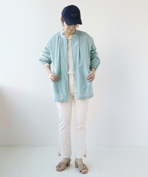 Simplicite(サンプリシテ)の「Embroidery Cap◆(キャップ・レディース・チャコールグレー/ベージュ/ネイビー/ブルー・FREE)」の14枚目の写真