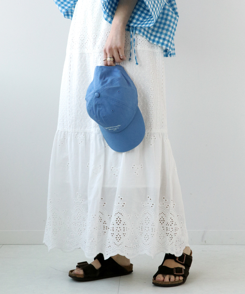 Simplicite(サンプリシテ)の「Embroidery Cap◆(キャップ・レディース・チャコールグレー/ベージュ/ネイビー/ブルー・FREE)」の17枚目の写真