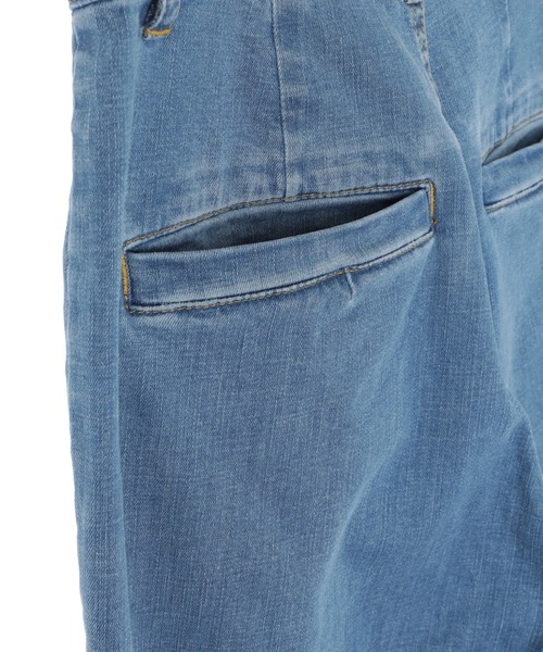 Candy Stripper（キャンディストリッパー）の「CHULIP FLARE デニムパンツ（デニムパンツ・レディース・ライトインディゴブルー/インディゴブルー・1/2）」の17枚目の写真