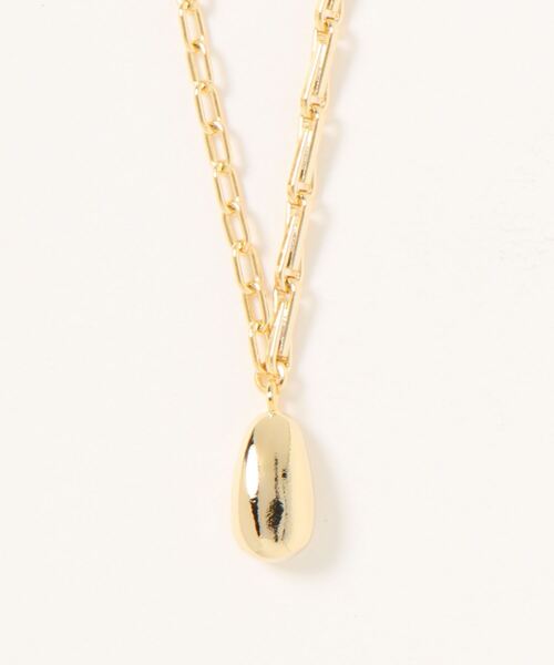 セール】【ECRu.】ドロップチャームネックレス（ネックレス）｜tone