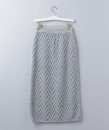 美品 6(ROKU) 21SS TRIANGLE SKIRT ニットスカート 美品 6(ROKU) 21SS TRIANGLE SKIRT ニットスカート
