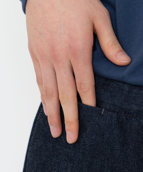 THE NORTH FACE PURPLE LABEL(ザ ノースフェイス パープルレーベル)の「【THE NORTH FACE PPL/ パープルレーベル】 ワイドデニムテーパードパンツ(デニムパンツ・メンズ・ネイビー・34/32/30)」の3枚目の写真