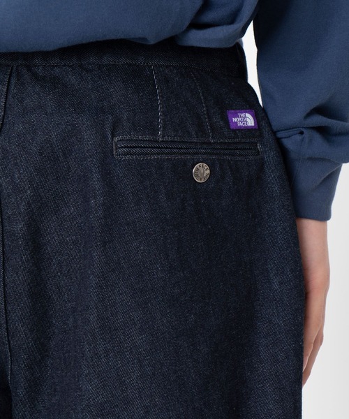 THE NORTH FACE PURPLE LABEL(ザ ノースフェイス パープルレーベル)の「【THE NORTH FACE PPL/ パープルレーベル】 ワイドデニムテーパードパンツ(デニムパンツ・メンズ・ネイビー・34/32/30)」の4枚目の写真