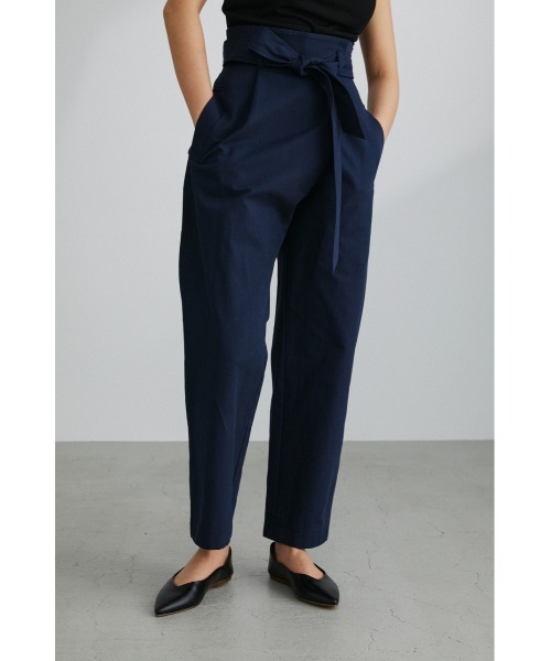 STYLEMIXER（スタイルミキサー）の「ハイウエストラップチノパンツ（チノパンツ・レディース・ベージュ/イエロー/ネイビー・SMALL/MEDIUM）」の2枚目の写真