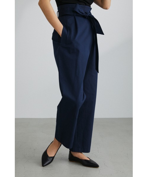 STYLEMIXER（スタイルミキサー）の「ハイウエストラップチノパンツ（チノパンツ・レディース・ベージュ/イエロー/ネイビー・SMALL/MEDIUM）」の12枚目の写真