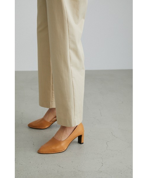 STYLEMIXER（スタイルミキサー）の「ハイウエストラップチノパンツ（チノパンツ・レディース・ベージュ/イエロー/ネイビー・SMALL/MEDIUM）」の8枚目の写真