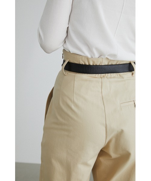 STYLEMIXER（スタイルミキサー）の「ハイウエストラップチノパンツ（チノパンツ・レディース・ベージュ/イエロー/ネイビー・SMALL/MEDIUM）」の10枚目の写真