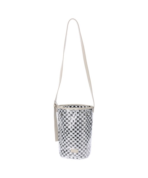 koe（コエ）の「【ビーチバッグ】PVCメッシュバケツショルダー*（ショルダーバッグ・レディース・ブラック/オフホワイト/クリア/ライトイエロー・FREE）」の9枚目の写真