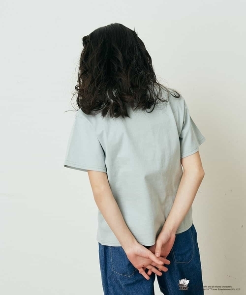 a.v.v（アーヴェヴェ）の「[100-130]トムとジェリーコラボプリントTシャツ（Tシャツ/カットソー・キッズ・ホワイト/ライトパープル/ミント/ベージュ・110/130/120/100）」の11枚目の写真